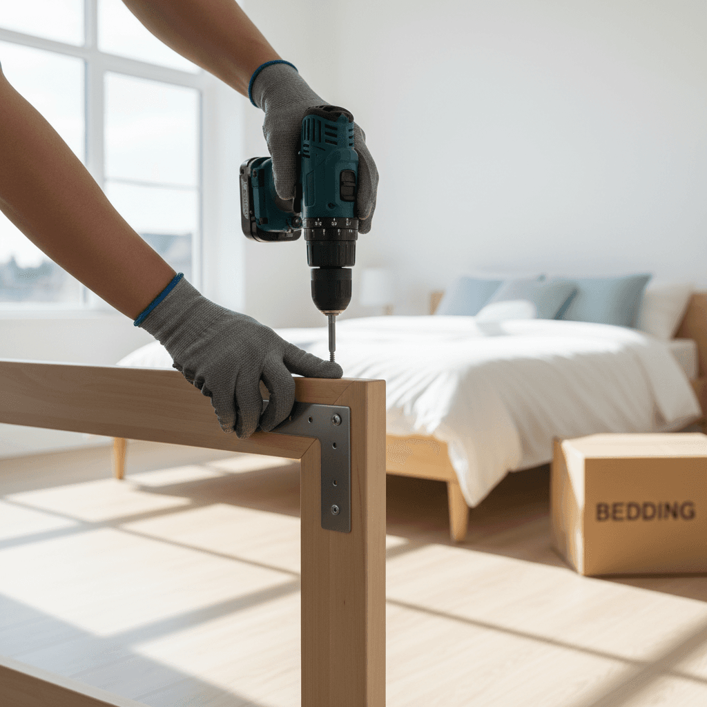 Montaje de muebles en Madrid: armando una cama tras la mudanza