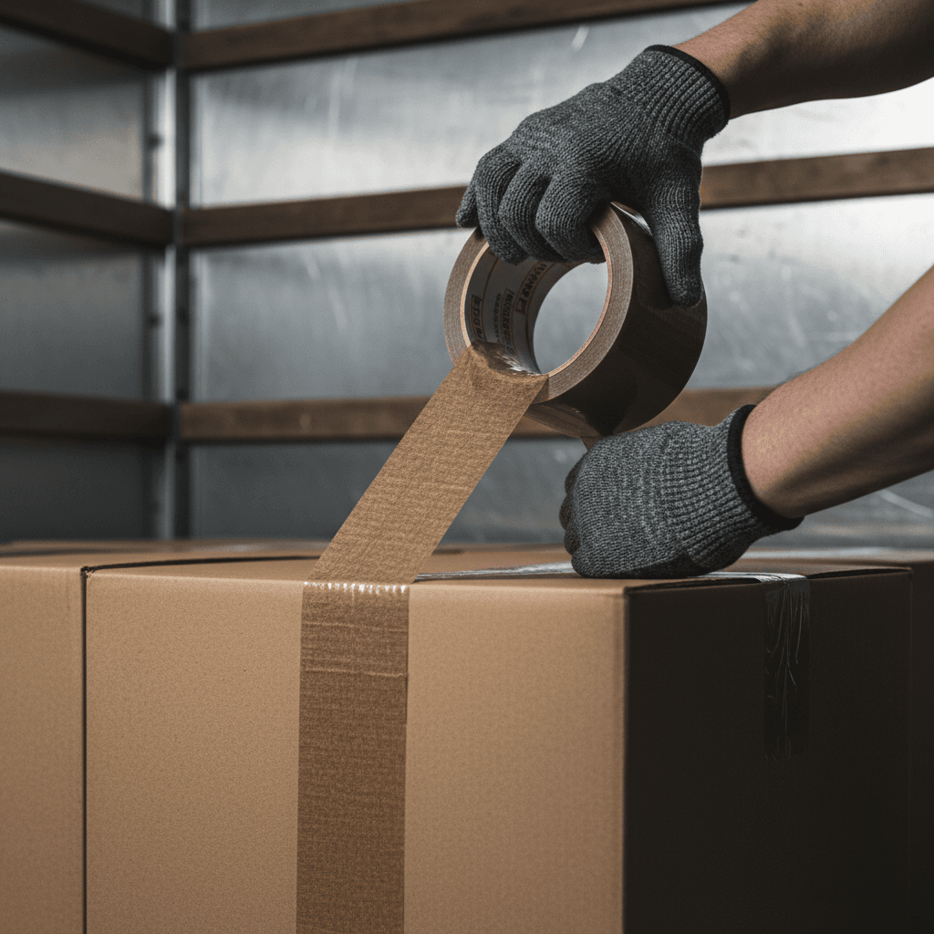 Embalaje profesional: cajas selladas para mudanza segura en Madrid